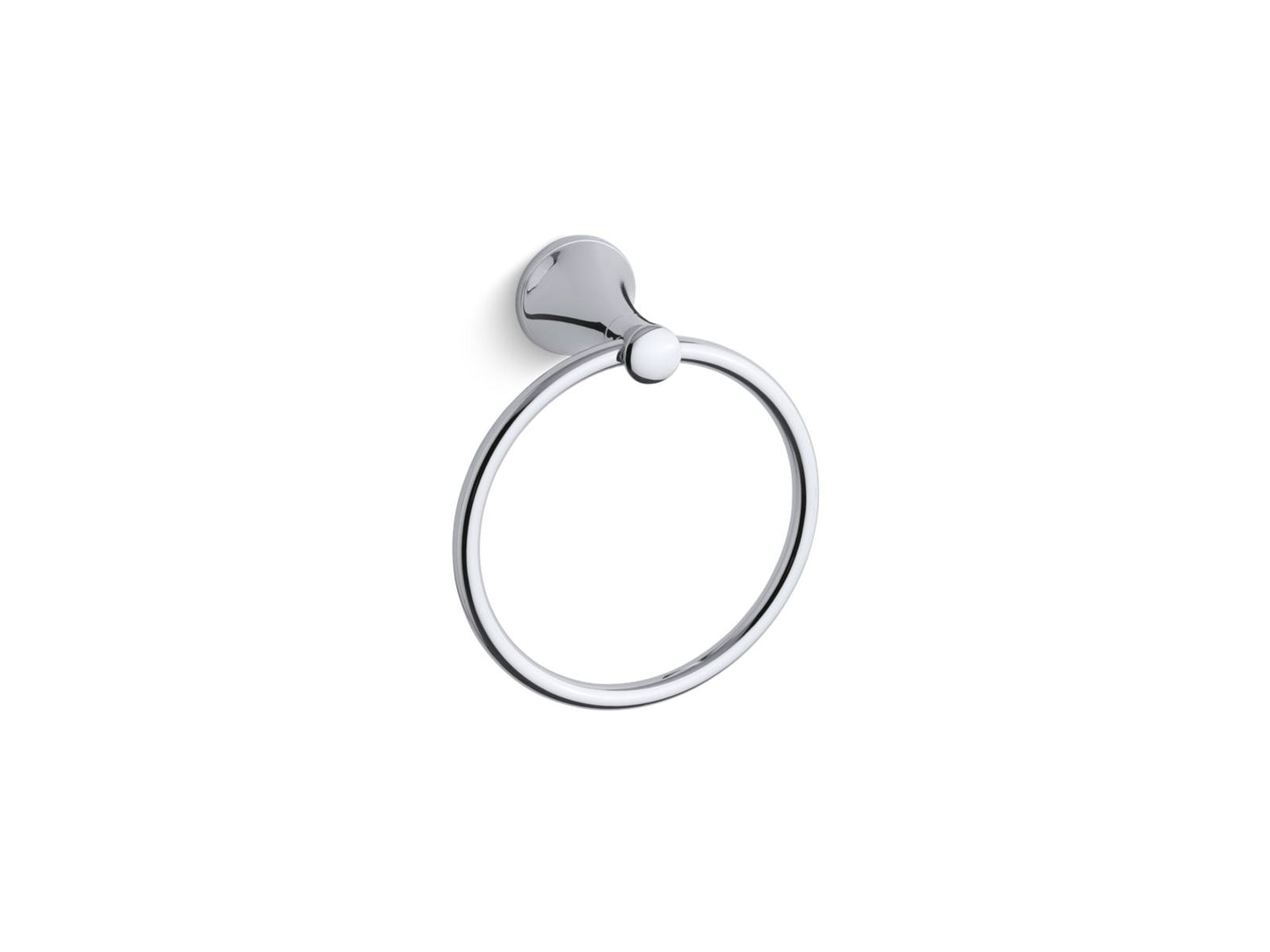 KOHLER K-13435-CP Coralais Towel Ring In Polished Chrome