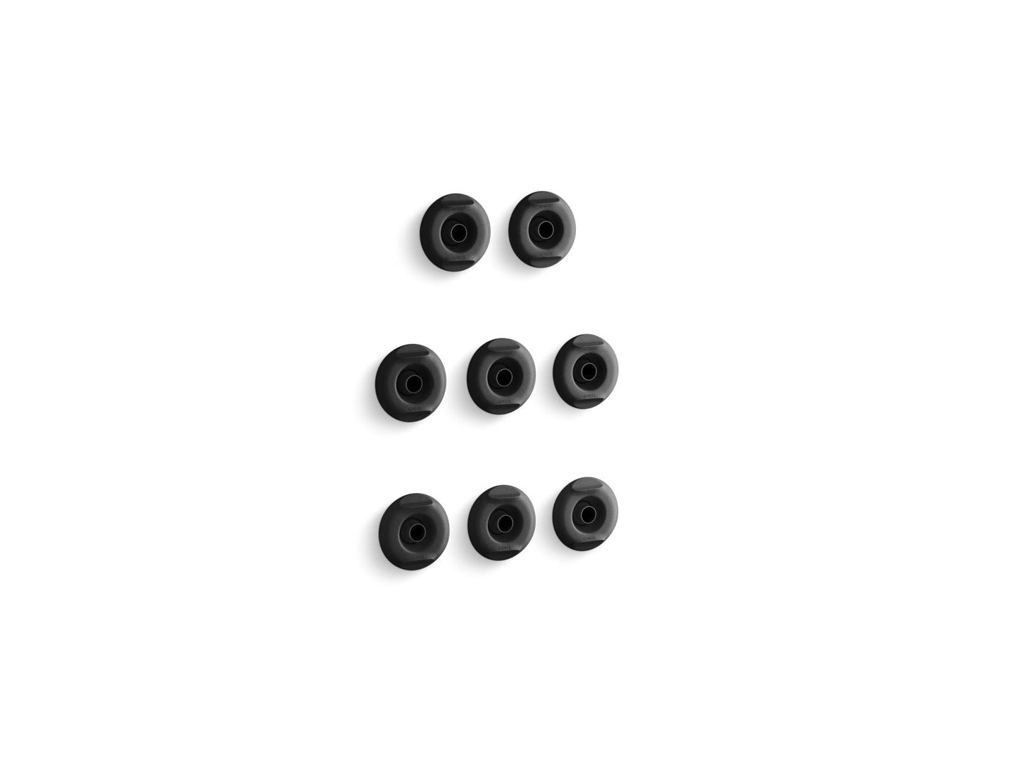 KOHLER K-9698-7 Flexjet Whirlpool Trim Kit With Eight Jets In Black Black