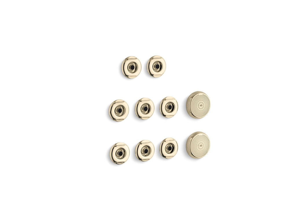 KOHLER K-9398-AF Riverbath Whirlpool Trim Kit - Vibrant French Gold