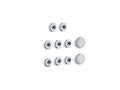 KOHLER K-9398-CP Riverbath Whirlpool Trim Kit - Polished Chrome