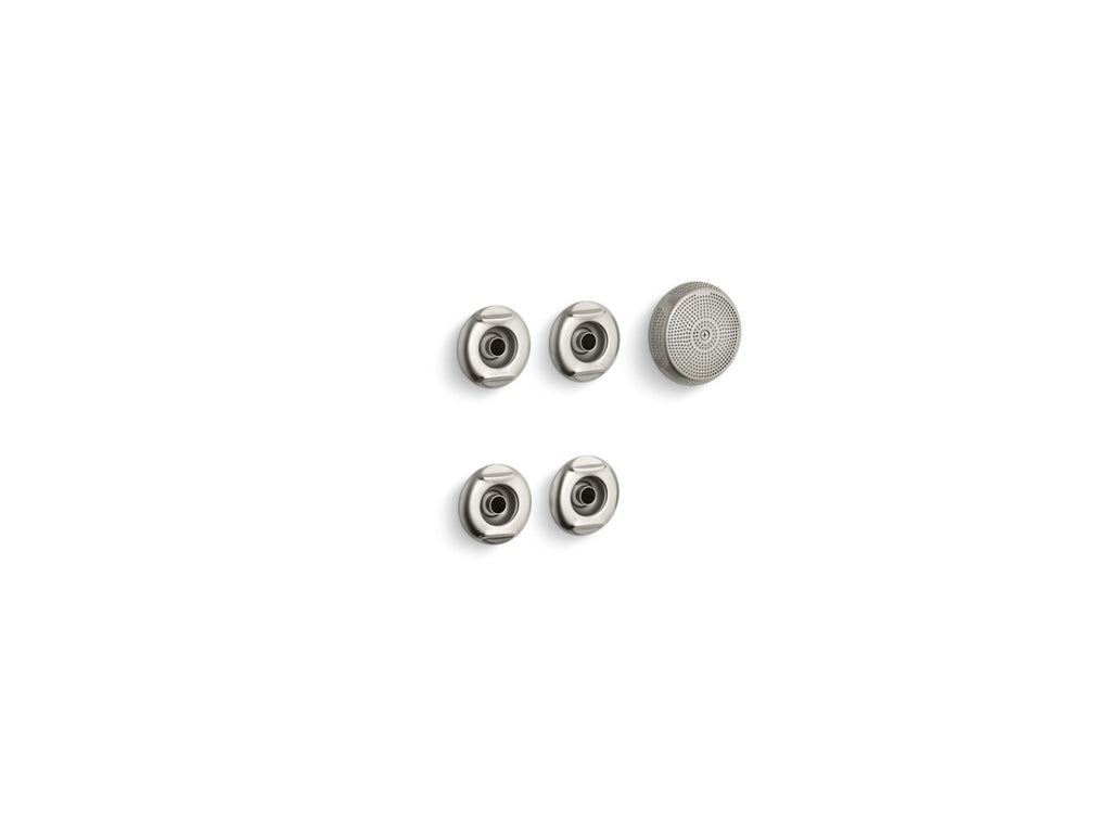KOHLER K-9694-BN Flexjet Whirlpool Trim Kit With Four Jets - Vibrant Brushed Nickel