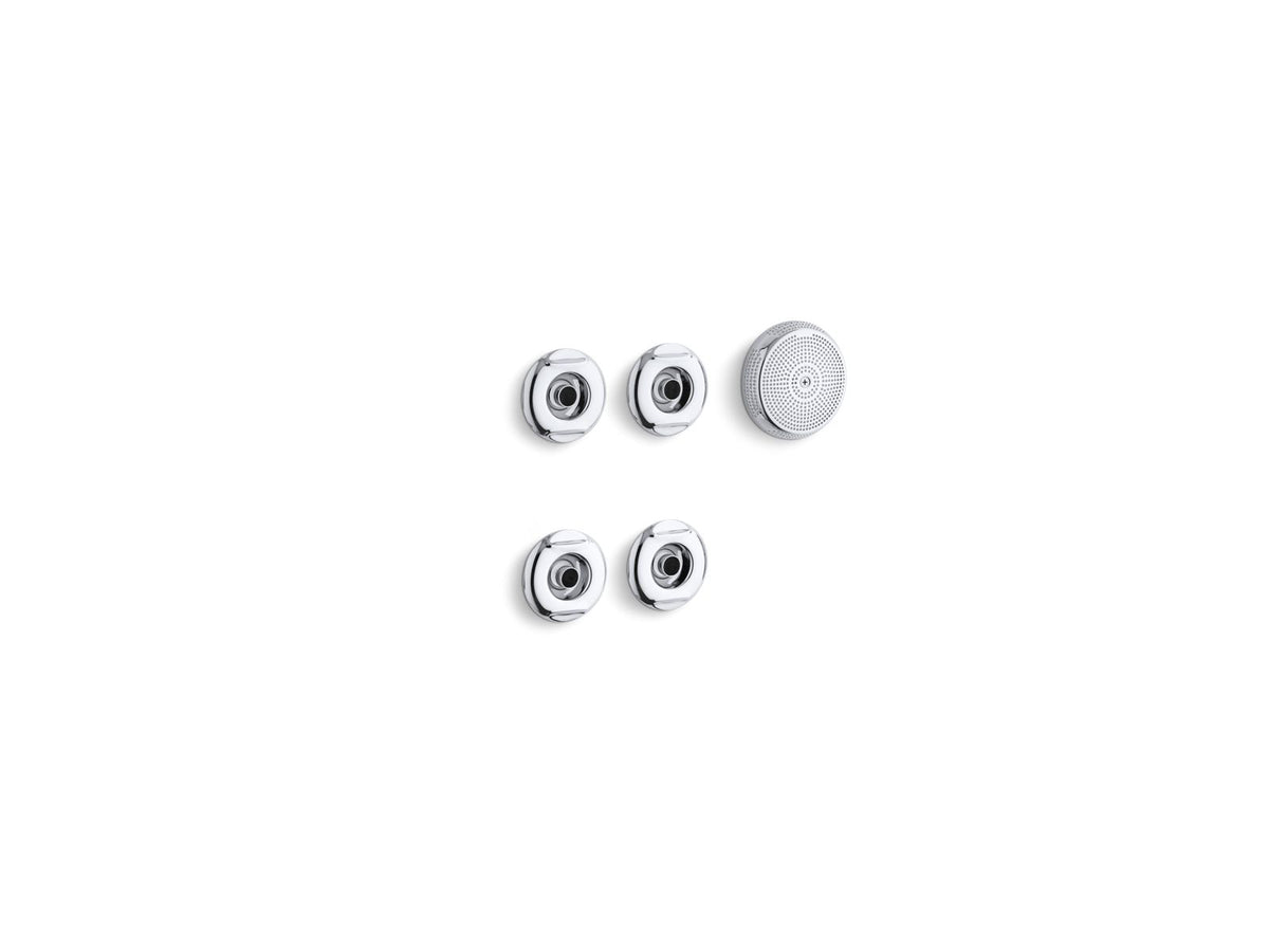 KOHLER K-9694-95 Flexjet Whirlpool Trim Kit With Four Jets - Ice Grey