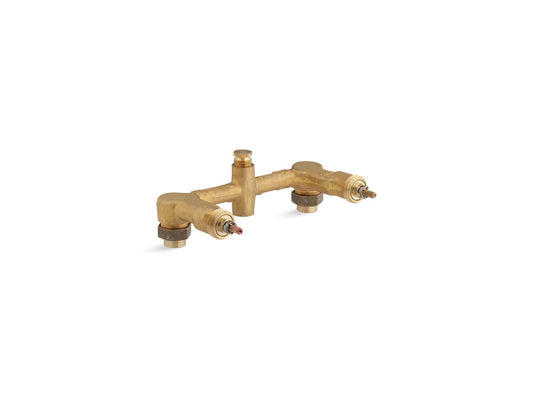 KOHLER K-302-K-NA Widespread 1/2" ceramic in-wall two-handle valve system with 8" centers
