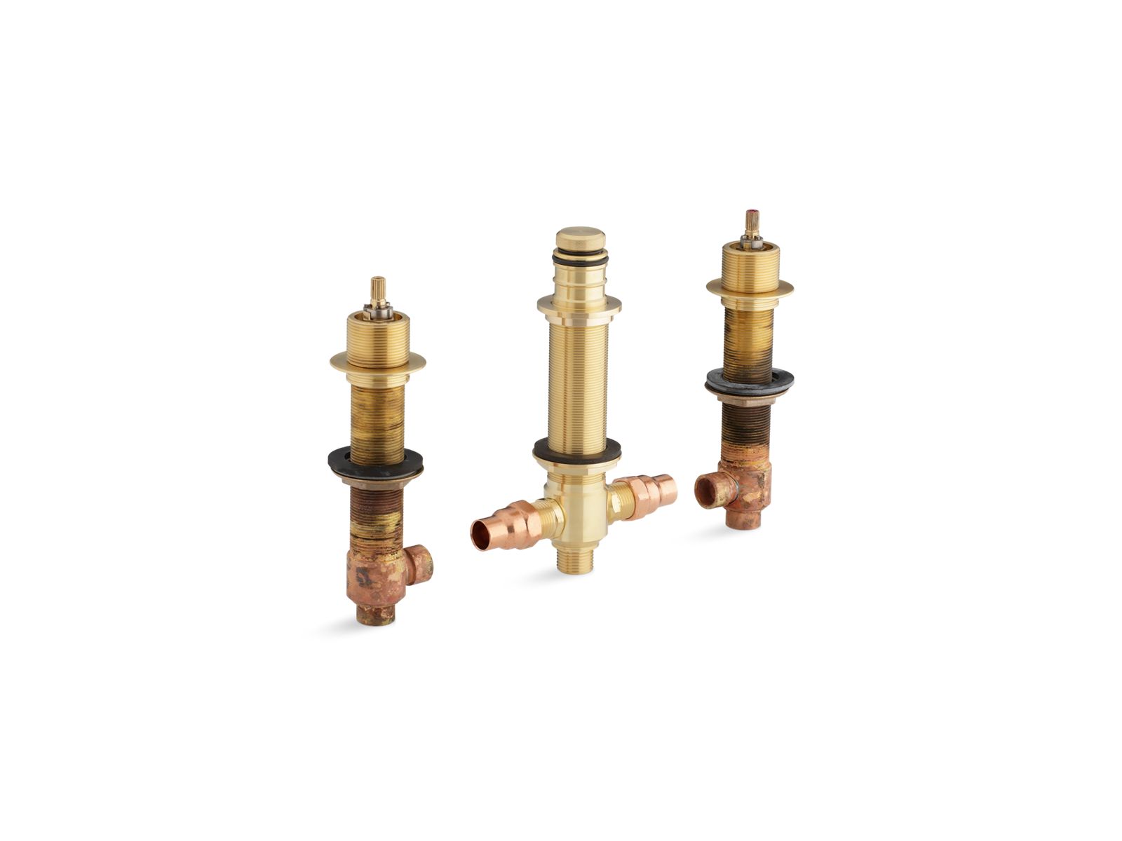 KOHLER K-438-K-NA 1/2" Ceramic High-Flow Valve System With Diverter For Finished-Deck Or Rim-Mount Installation Only