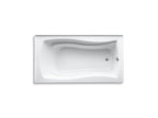 KOHLER K-1229-RA-0 Mariposa 66" X 36" Alcove Bath, Right Drain - White