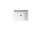 KOHLER K-14275-SMC-0 Empress Bouquet Kathryn 19-3/4" Square Undermount Bathroom Sink, No Overflow - Empress Bouquet