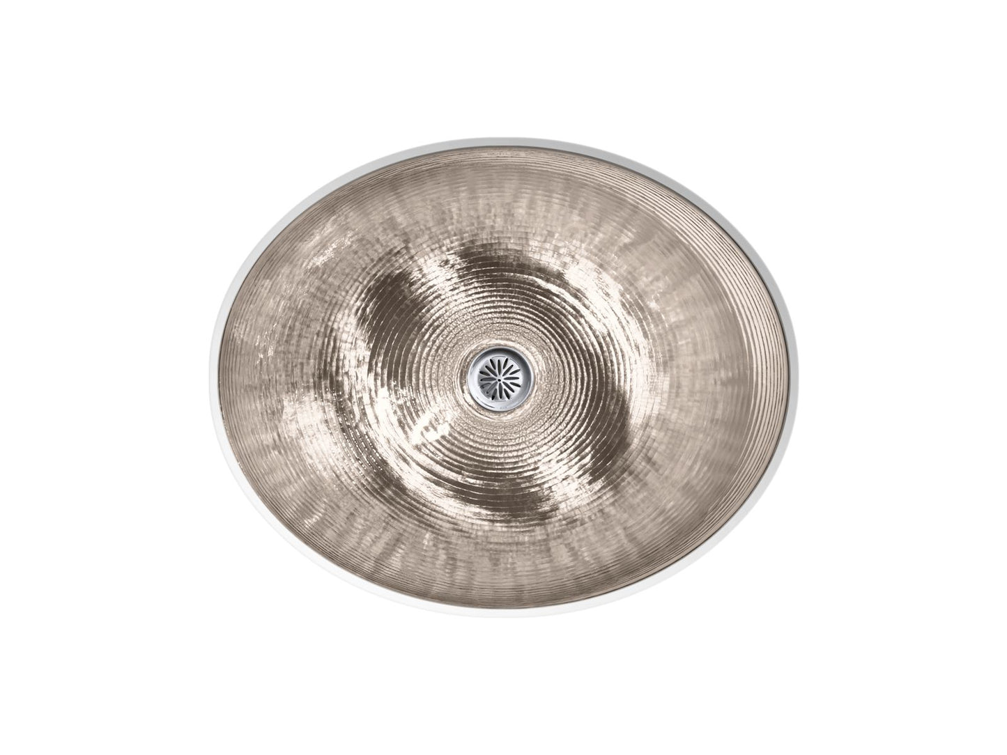 KOHLER K-2741-G3-B11 Whist 19" oval wall-mount/undermount bathroom sink, no overflow - Opaque Doe