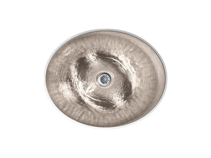 KOHLER K-2741-G3-B11 Whist 19" oval wall-mount/undermount bathroom sink, no overflow - Opaque Doe