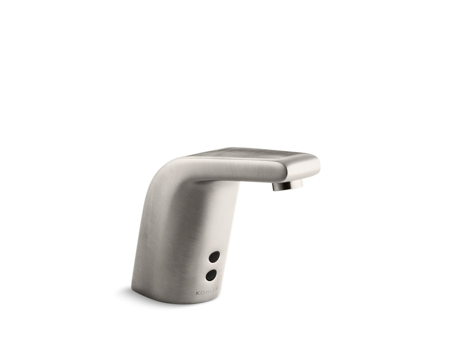 KOHLER K-7514-VS Sculpted Touchless Single-Hole Lavatory Sink Faucet With Insight Sensor Technology, Hes-Powered, 0.5 Gpm In Vibrant Stainless