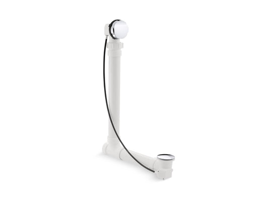 KOHLER K-7213-CP Clearflo Cable Bath Drain With Pvc Tubing In Polished Chrome