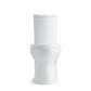 KOHLER K-6355-0 Persuade Curv Two-Piece Elongated Toilet With Skirted Trapway, Dual-Flush In White