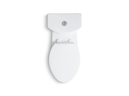 KOHLER K-6355-0 Persuade Curv Two-Piece Elongated Toilet With Skirted Trapway, Dual-Flush In White