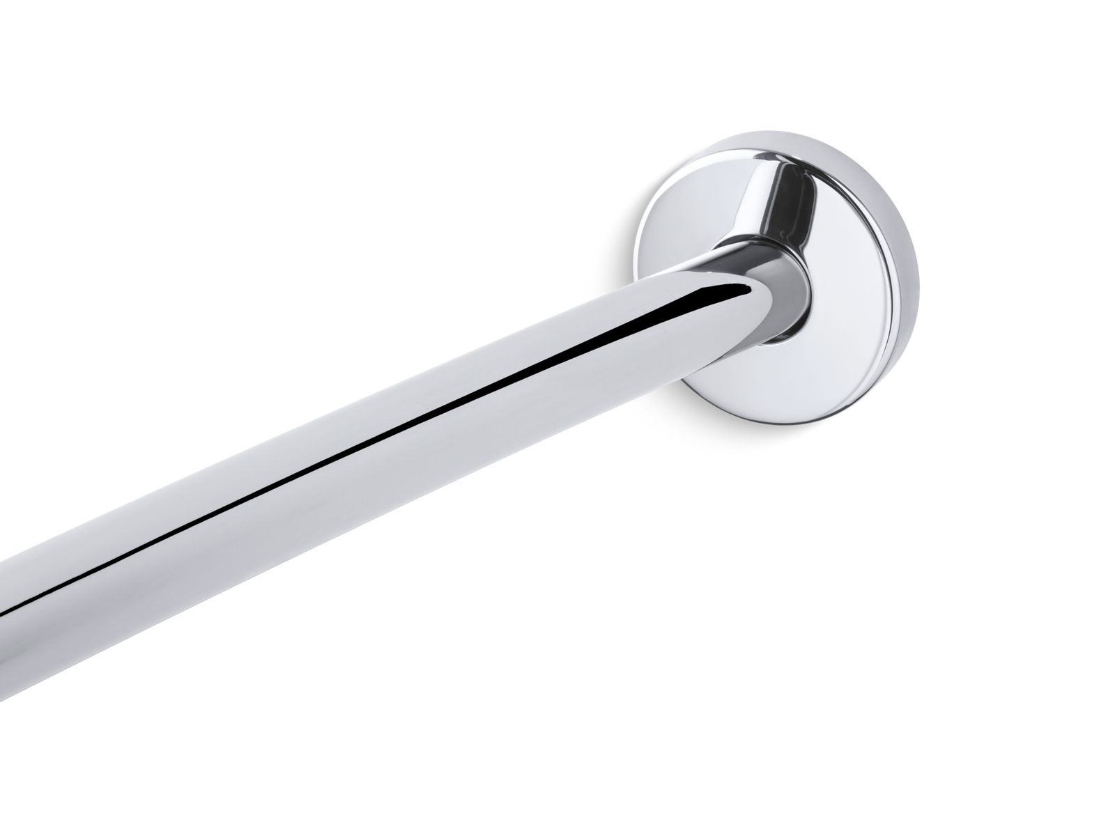 KOHLER K-9351-S Expanse Contemporary Design Curved Shower Rod In Polished Stainless