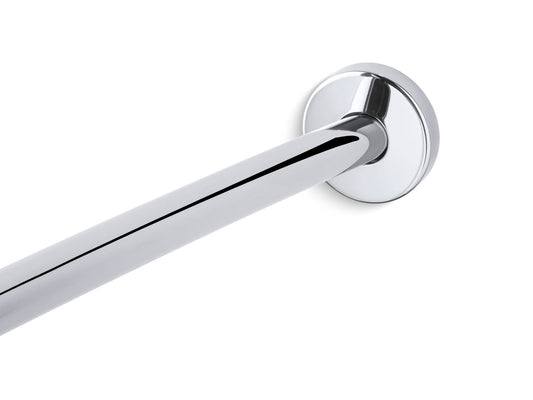 KOHLER K-9351-S Expanse Contemporary Design Curved Shower Rod In Polished Stainless