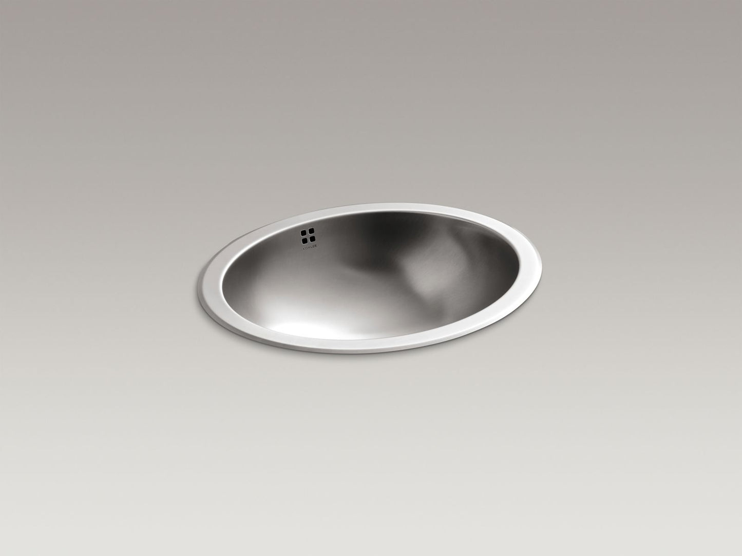 KOHLER K-2609-SU-BV Bachata 20" oval drop-in/undermount bathroom sink - Vibrant Brushed Bronze