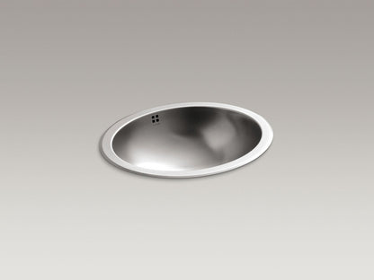 KOHLER K-2609-SU-BV Bachata 20" oval drop-in/undermount bathroom sink - Vibrant Brushed Bronze