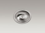 KOHLER K-2609-SU-2MB Bachata 20" Oval Drop-In/Undermount Bathroom Sink - Vibrant Brushed Moderne Brass