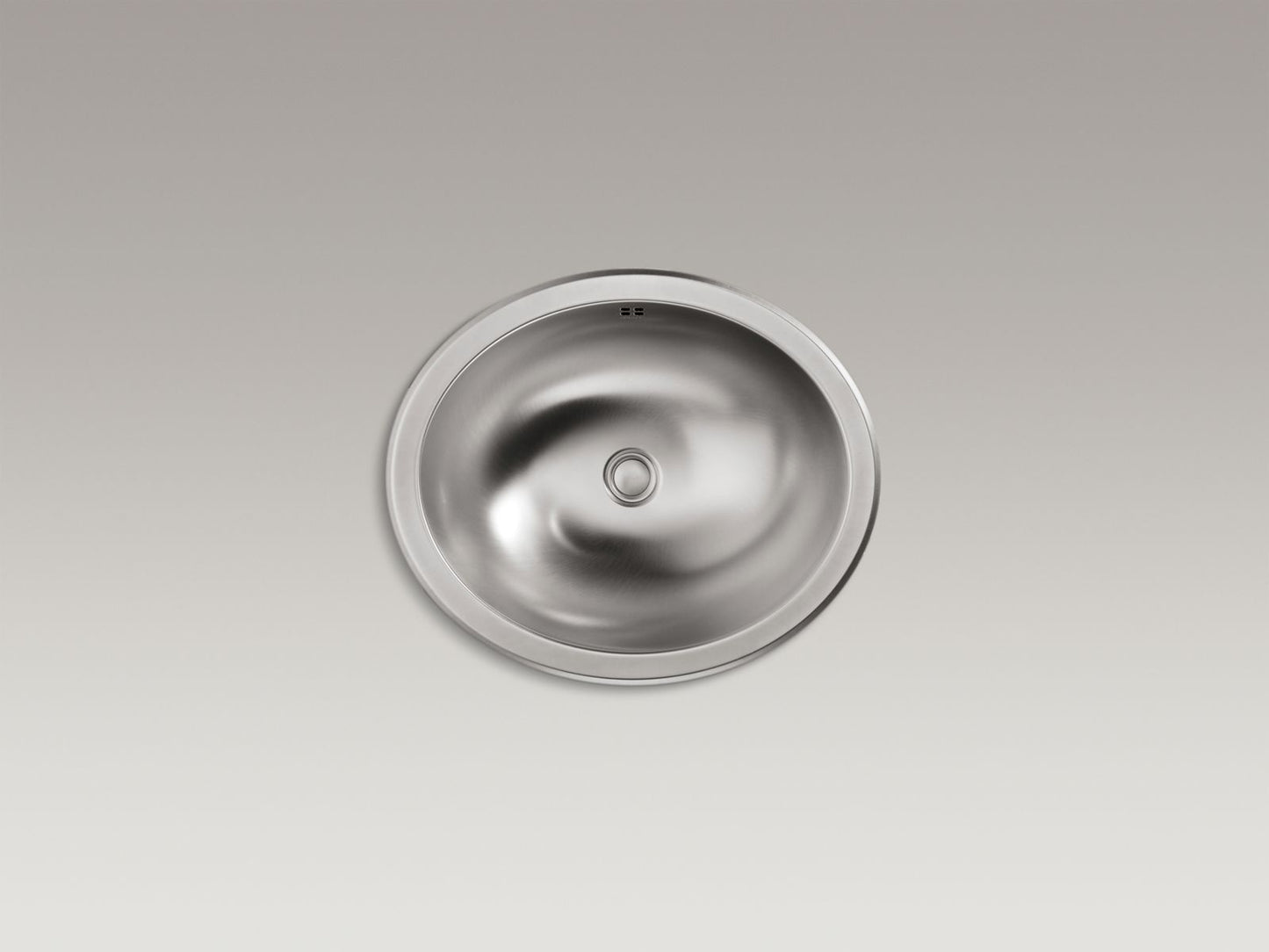 KOHLER K-2609-SU-BV Bachata 20" oval drop-in/undermount bathroom sink - Vibrant Brushed Bronze