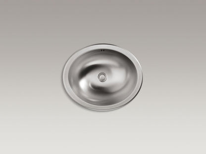 KOHLER K-2609-SU-BV Bachata 20" oval drop-in/undermount bathroom sink - Vibrant Brushed Bronze