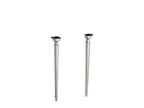 KOHLER K-6839-BN Kathryn Octagonal Tapered Brass Table Legs - Vibrant Brushed Nickel