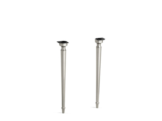 KOHLER K-6839-BN Kathryn Octagonal tapered brass table legs - Vibrant Brushed Nickel
