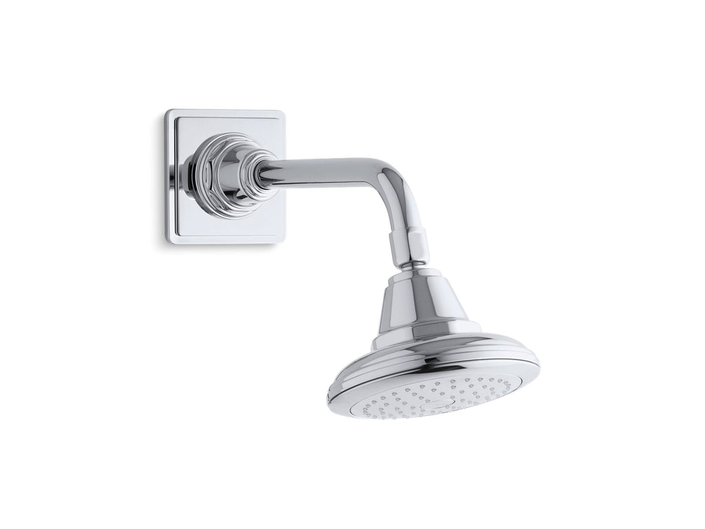 KOHLER K-13137-AK-CP Pinstripe Single-Function Showerhead, 2.5 Gpm - Polished Chrome