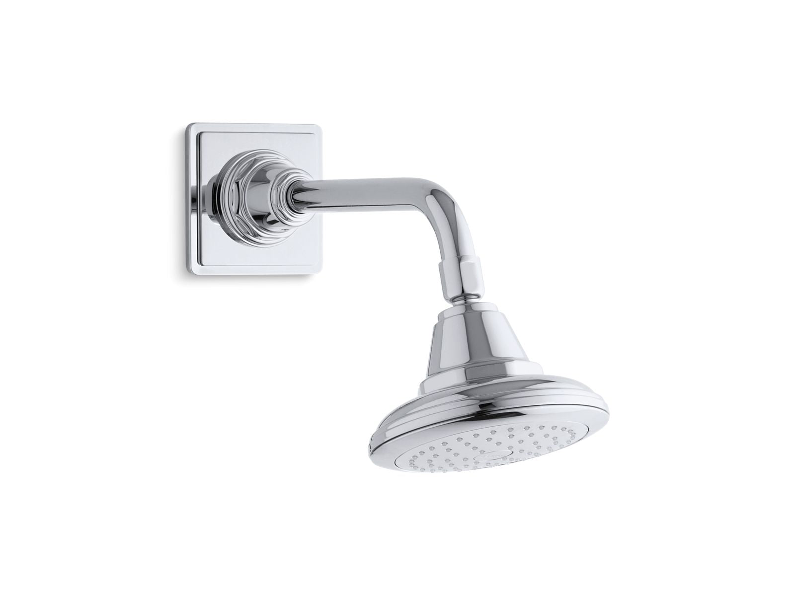 KOHLER K-13137-AK-CP Pinstripe Single-Function Showerhead, 2.5 Gpm - Polished Chrome