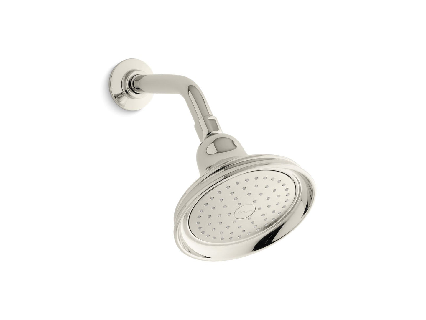 KOHLER K-10590-AK-SN Bancroft Single-Function Showerhead, 2.5 Gpm In Vibrant Polished Nickel