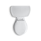 KOHLER K-3947-0 Wellworth Two-Piece Round-Front Toilet, 1.28 Gpf In White