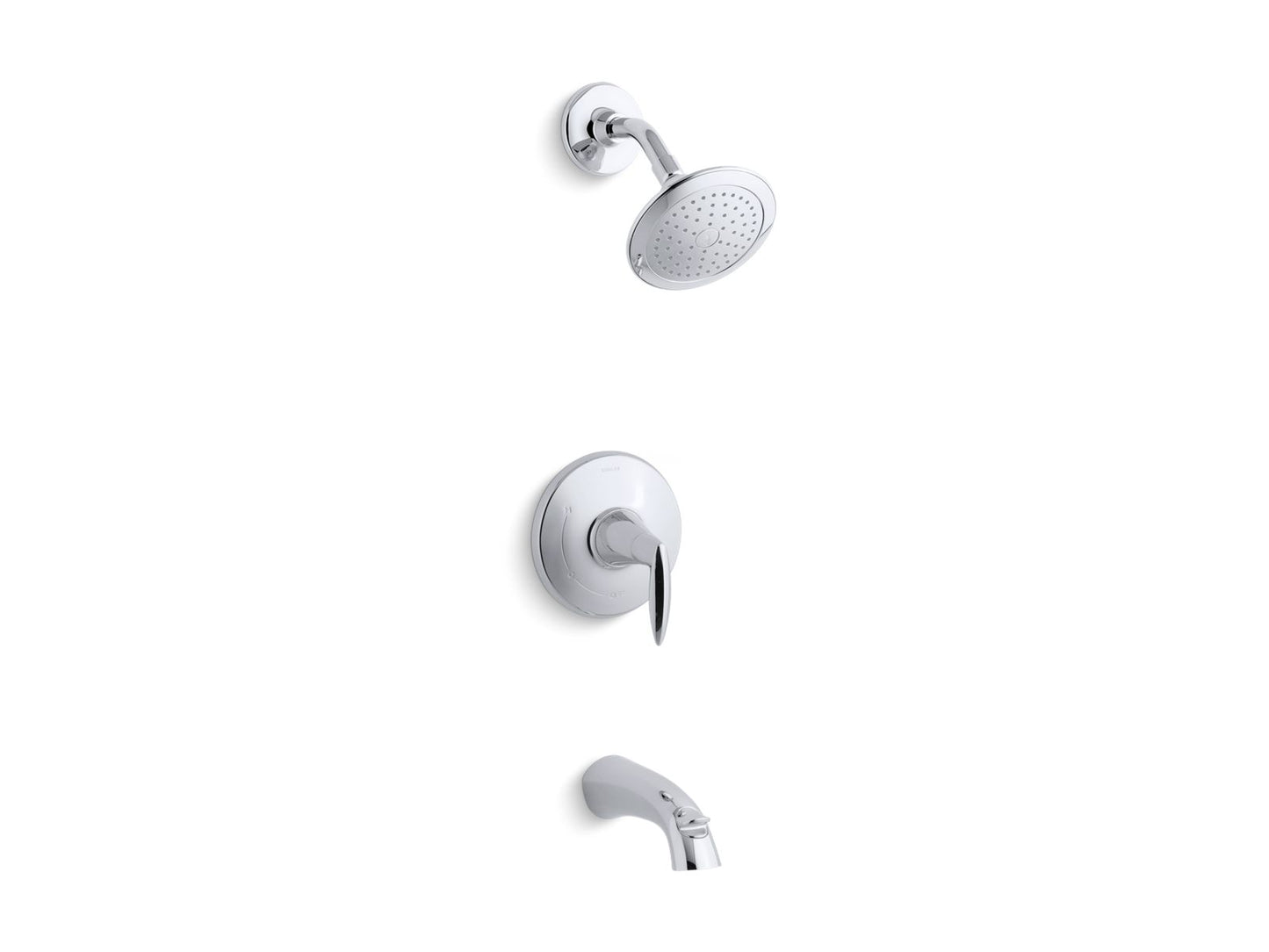 KOHLER K-TS45104-4-CP Alteo Rite-Temp Bath And Shower Trim Kit, 2.5 Gpm In Polished Chrome