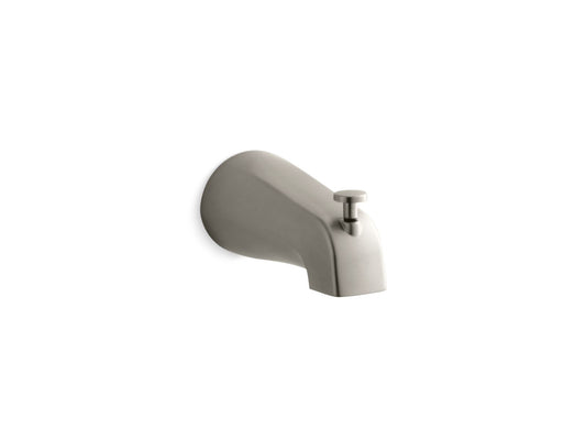 KOHLER K-389-BN Devonshire Wall-Mount Bath Spout With Diverter, Npt Connection In Vibrant Brushed Nickel