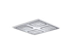 KOHLER K-98740-SN Watertile Rain Overhead Shower Panel With Four 22-Nozzle Sprayheads - Vibrant Polished Nickel