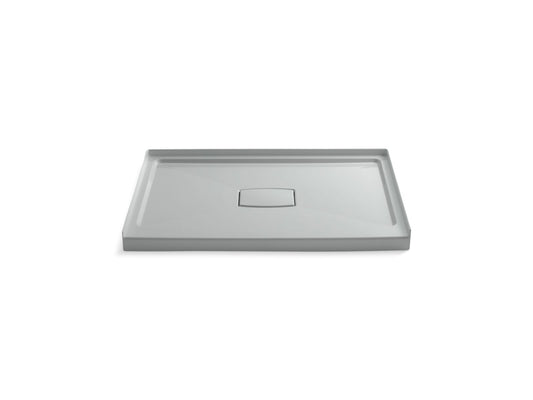 KOHLER K-9397-95 Archer 48" X 36" Alcove Shower Base, Center Drain In Ice Grey