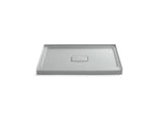 KOHLER K-9397-95 Archer 48" X 36" Alcove Shower Base, Center Drain - Ice Grey