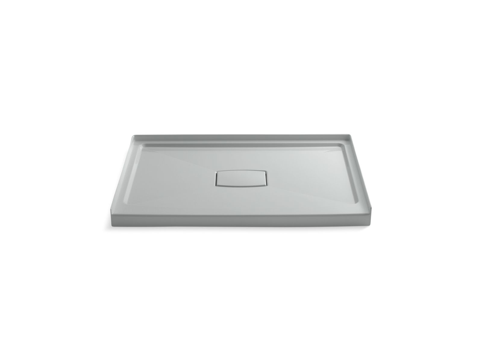 KOHLER K-9397-95 Archer 48" X 36" Alcove Shower Base, Center Drain - Ice Grey