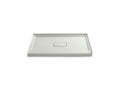 KOHLER K-9397-NY Archer 48" X 36" Alcove Shower Base, Center Drain - Dune