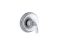 KOHLER K-TS10277-4-CP Forte Sculpted Rite-Temp Valve Trim In Polished Chrome