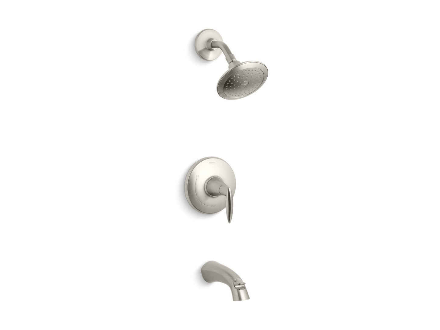 KOHLER K-TS45104-4-BN Alteo Rite-Temp Bath And Shower Trim Kit, 2.5 Gpm In Vibrant Brushed Nickel