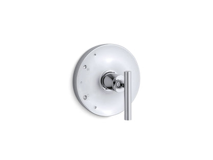 KOHLER K-TS14423-4-BL Purist Rite-Temp valve trim with lever handle - Matte Black