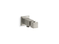 KOHLER K-14791-BN Loure Wall-Mount Handshower Holder With Supply Elbow - Vibrant Brushed Nickel