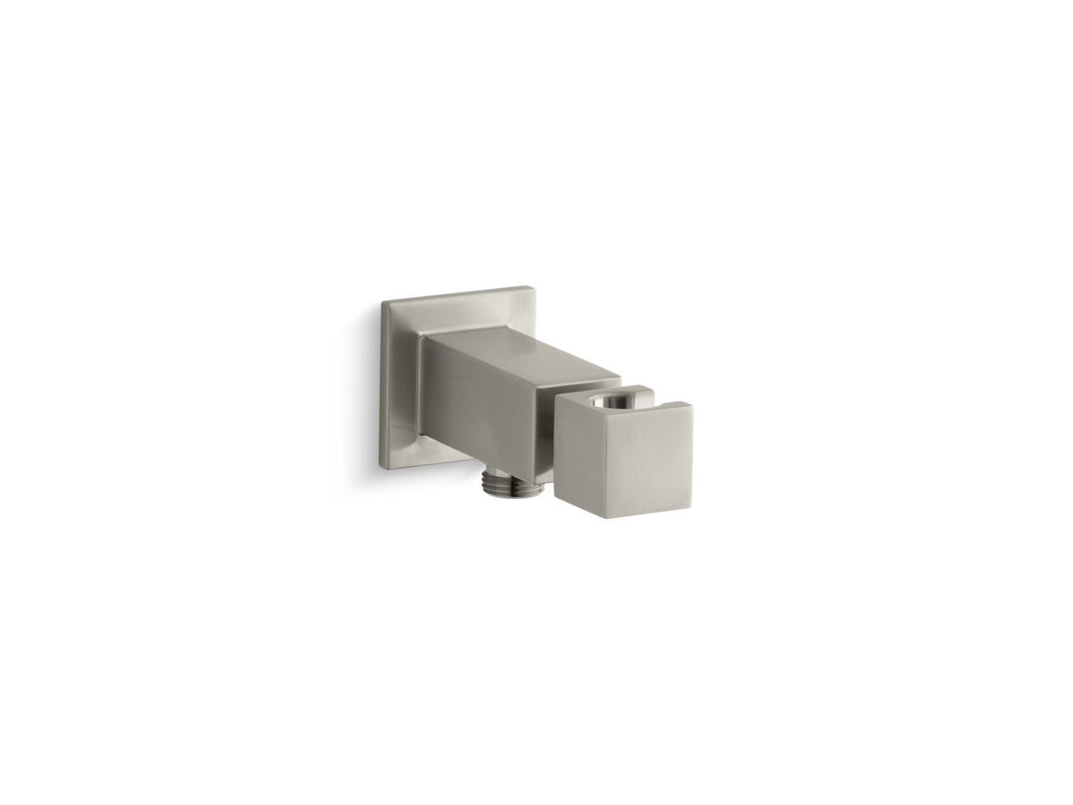 KOHLER K-14791-BN Loure Wall-Mount Handshower Holder With Supply Elbow - Vibrant Brushed Nickel