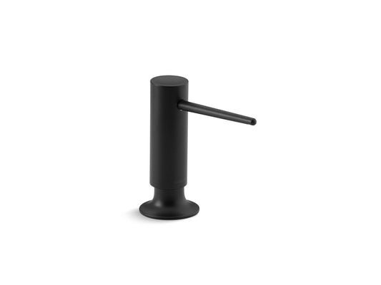 KOHLER K-1995-BL Contemporary Design Soap/Lotion Dispenser In Matte Black