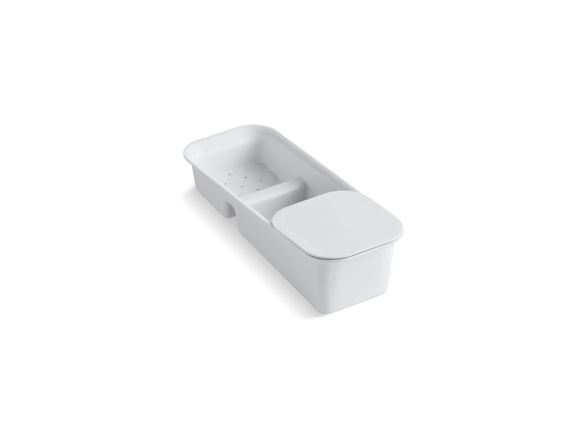 KOHLER K-6239-0 Riverby Rinsing Colander With Cutting Board - White