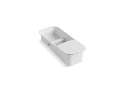 KOHLER K-6239-0 Riverby Rinsing colander with cutting board - White