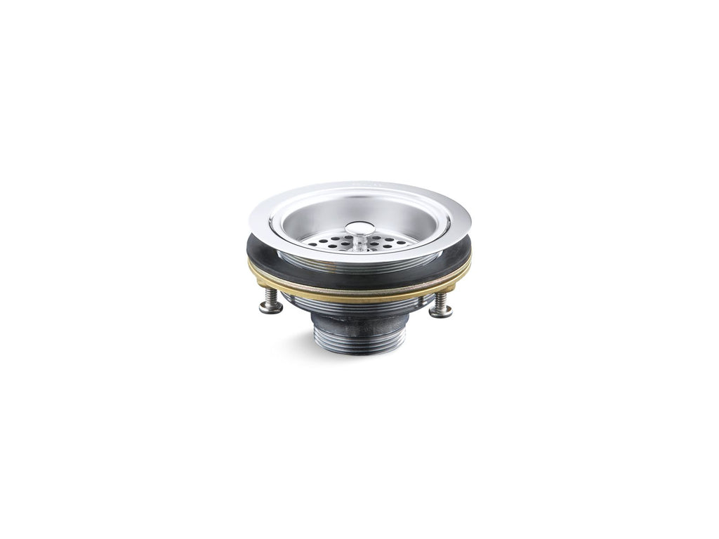 KOHLER K-8799-AF Duostrainer Sink Drain And Strainer Basket, Less Tailpiece - Vibrant French Gold