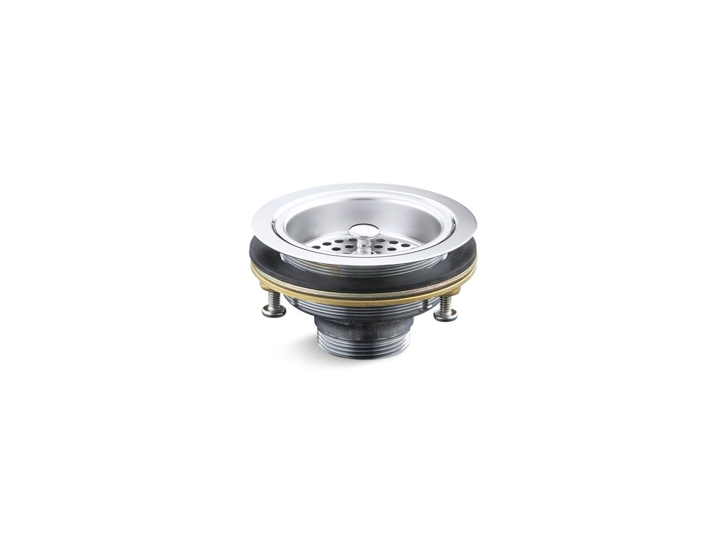 KOHLER K-8799-BN Duostrainer Sink drain and strainer basket, less tailpiece - Vibrant Brushed Nickel