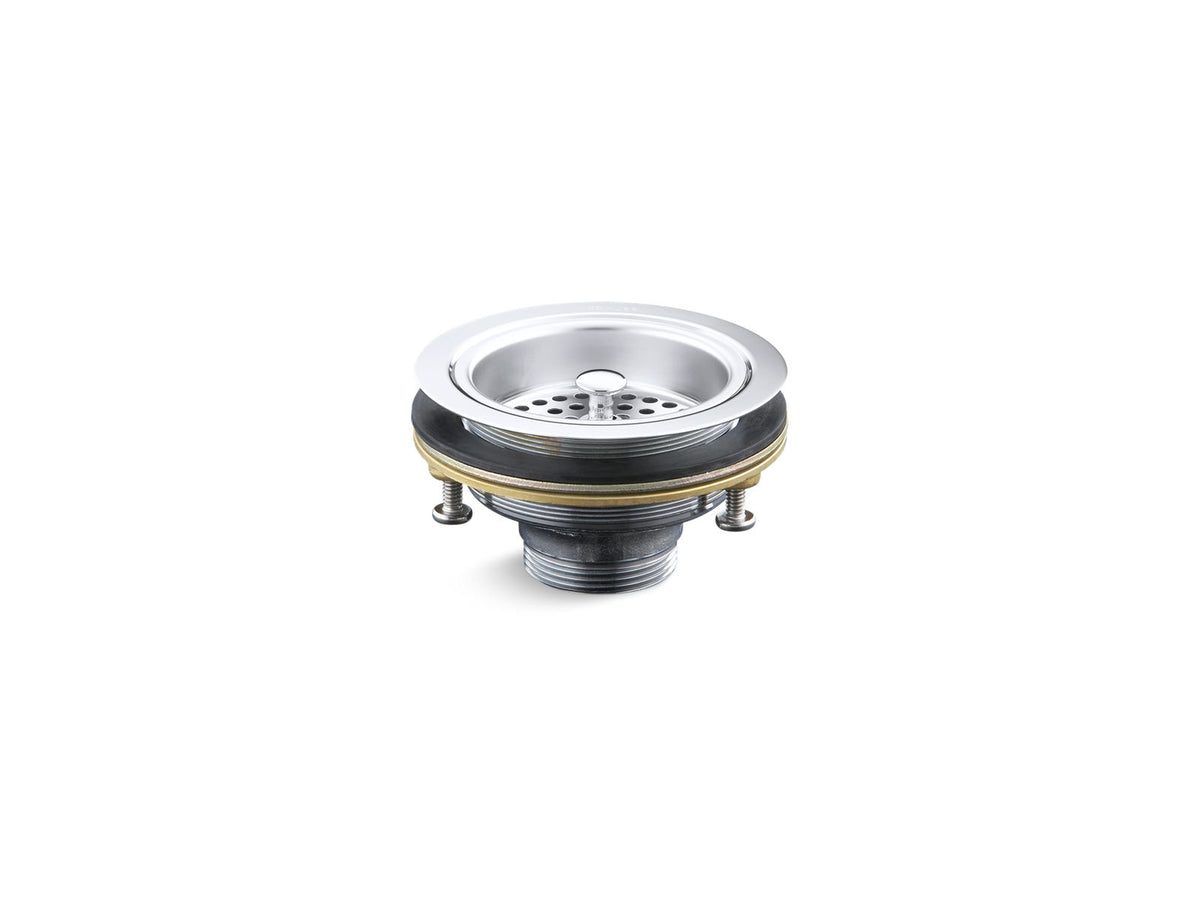 KOHLER K-8799-AF Duostrainer Sink Drain And Strainer Basket, Less Tailpiece - Vibrant French Gold