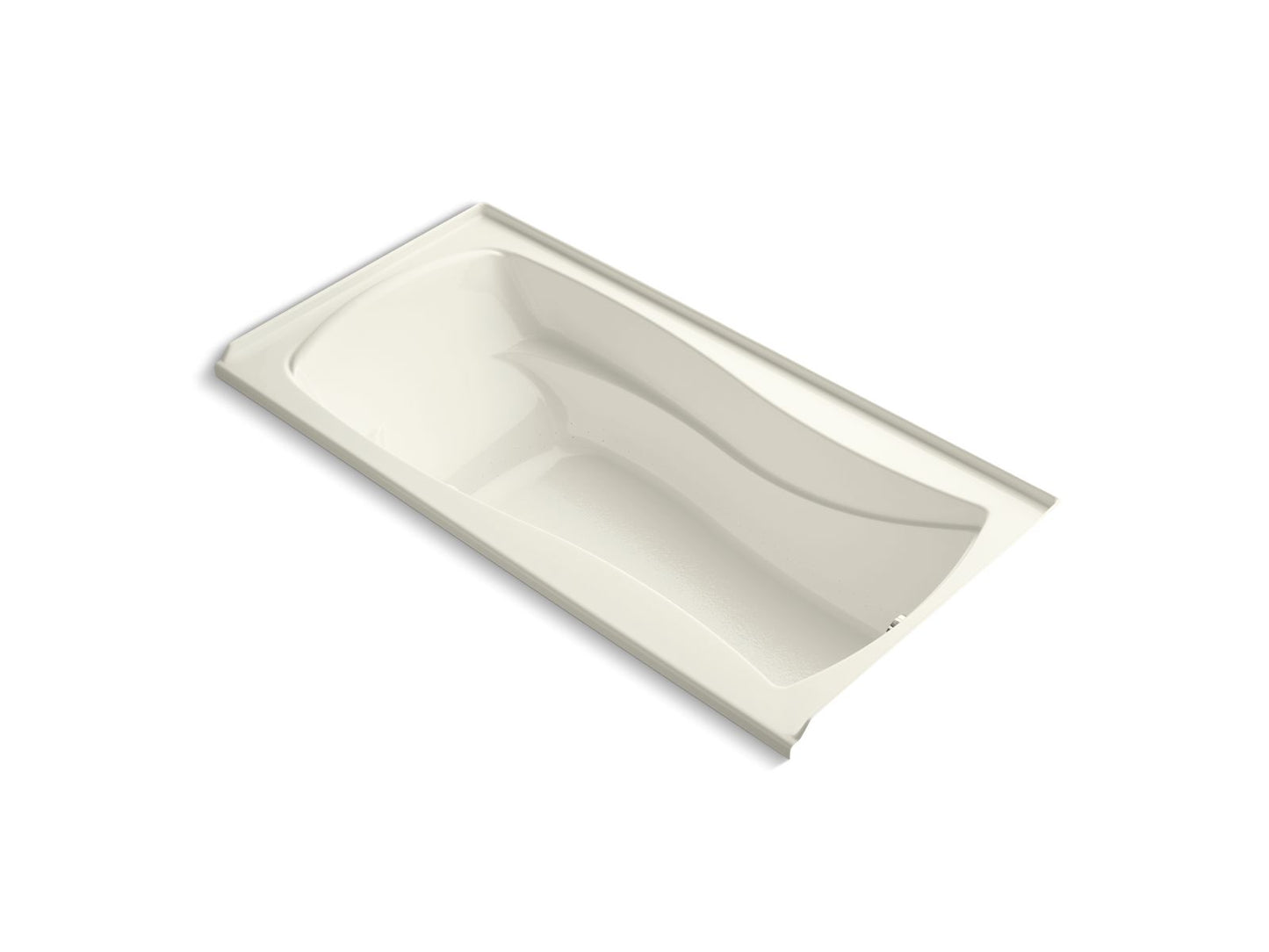 KOHLER K-1257-GHRF-96 Mariposa 72" X 36" Alcove Heated Bubblemassage Air Bath, Right Drain In Biscuit