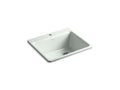 KOHLER K-5872-1A1-FF Riverby 25" Top-Mount Single-Bowl Kitchen Sink - Sea Salt