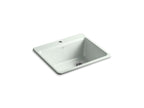 KOHLER K-5872-1A1-FF Riverby 25" Top-Mount Single-Bowl Kitchen Sink - Sea Salt